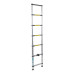 Scara telescopica Detoolz, inaltime maxima 2m, 7 trepte, greutate maxima suportata 150 kg