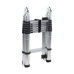 Scara telescopica dubla Detoolz, inaltime maxima 4.4m, 14 trepte, greutate maxima suportata 150 kg