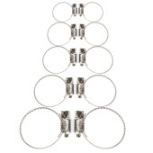 Set 10 Coliere Metalice Micul Fermier Ø8mm-27mm