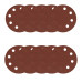 Set 10 hartie abraziva P150 8gauri 180mm