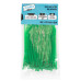 Set 100 bride plastic Detoolz 2.5x100mm UV VERDE