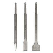Set 3 dalti 250mm SDS+, Detoolz