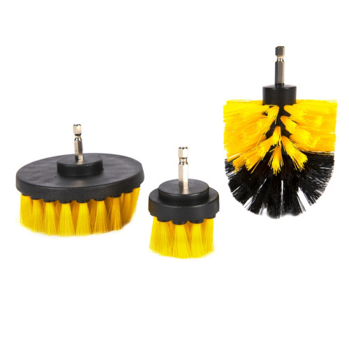 Set 3 perii curatat pentru bormasini