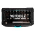Set biti Detoolz, 32 de piese, cu prelungitor magnetic, material Cr-V