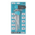 Set chei imbus Detoolz, 10 bucati, maner T, dimensiuni 1.5mm/2mm/2.5mm/ 3mm/4mm/5mm/6mm/8mm/9mm/10mm, material Cr-V