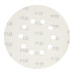 Set hartie abraziva 215mm P120 10 gauri, slefuitor