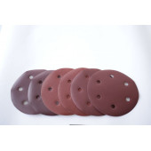 Set hartie abraziva 215mm P120 6 gauri, slefuitor