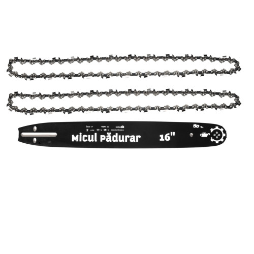 Set lama+2 lanturi Micul Padurar, 16", pas .325, grosime 1.5mm, 64pinteni, 32dinti