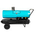 Tun de caldura Detoolz 30 kW, cos evacuare, combustibil motorina, capacitate rezervor 55L, cu roti