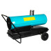 Tun de caldura Detoolz 30 kW, cos evacuare, combustibil motorina, capacitate rezervor 55L, cu roti