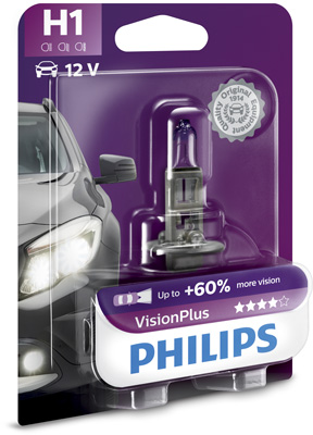 Bec H1 12V 55W VisionPlus Philips blister
