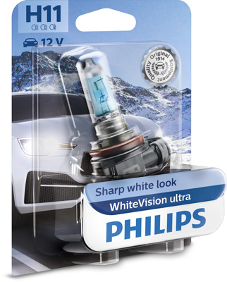 Bec H11 12V 55W WhiteVision Ultra Philips-blister 